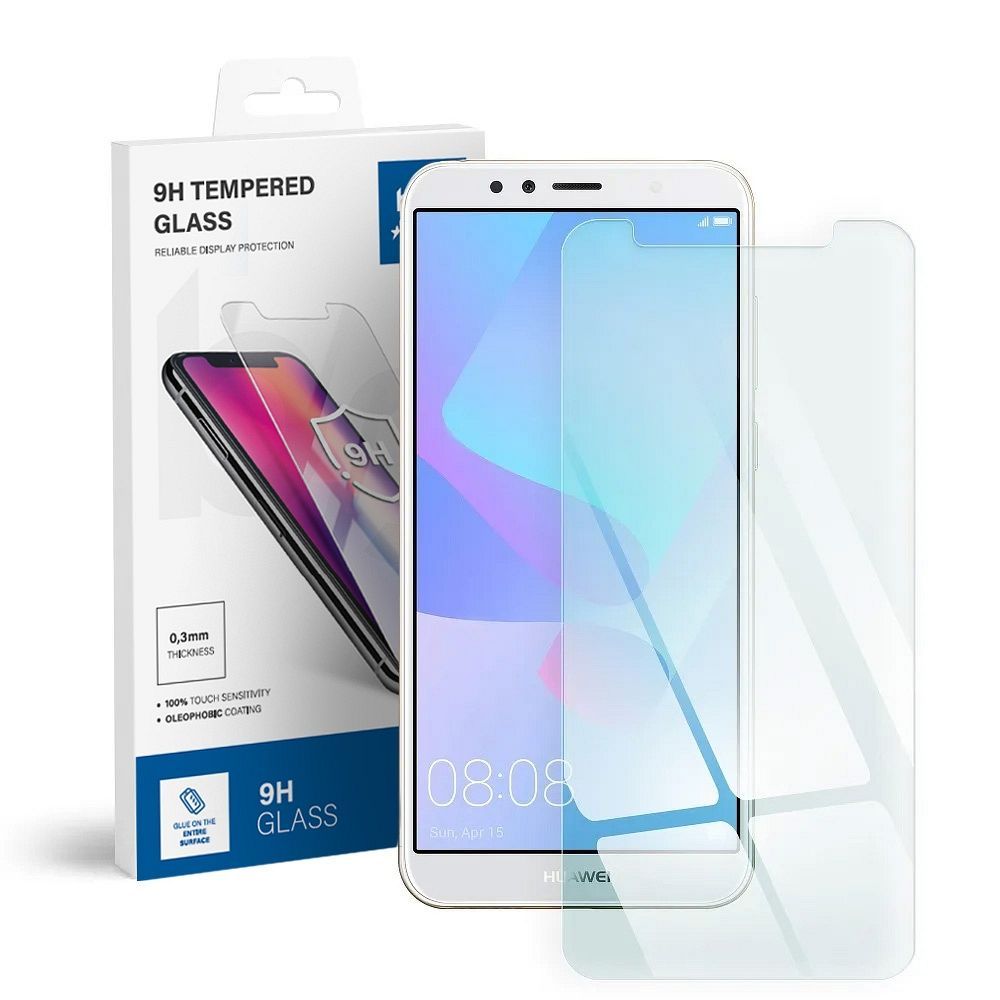 Tempered Glass Blue Star - HUAWEI Y6 2018 Tempered Glass Blue Star - HUAWEI Y6 2018 - Image 1