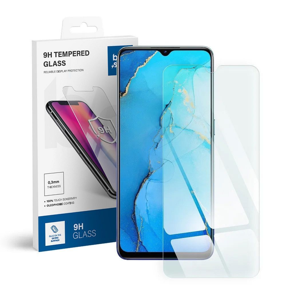 Tempered Glass Blue Star - Oppo Reno 3 Tempered Glass Blue Star - Oppo Reno 3 - Image 1