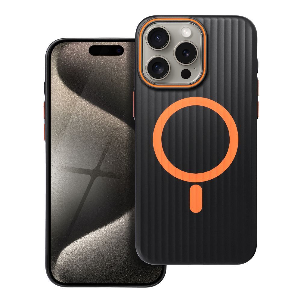 Case SIMPLY compatible with MagSafe for IPHONE 15 Pro Max titanium black Case SIMPLY compatible with MagSafe for IPHONE 15 Pro Max titanium black - Image 1