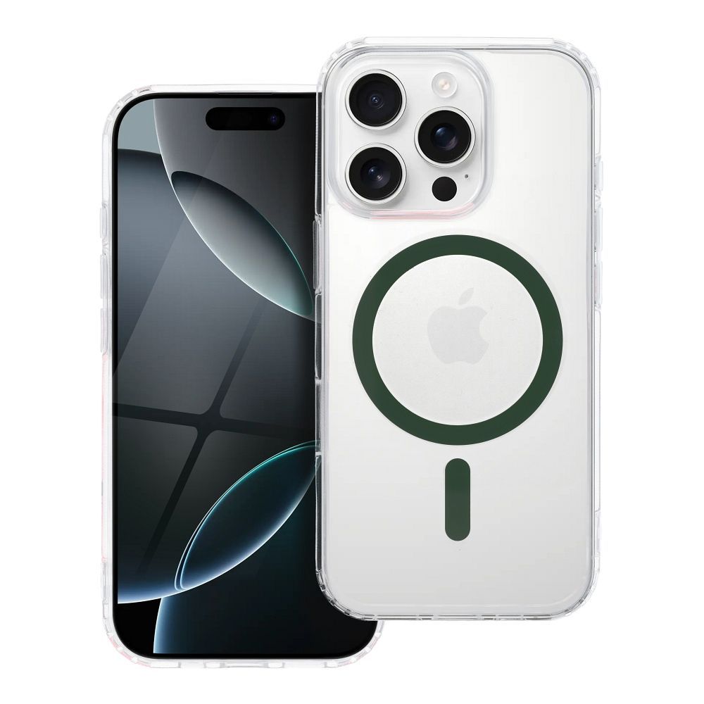 Drop Glue Colorful Ring Mag Cover compatible with MagSafe for IPHONE 11 dark green Drop Glue Colorful Ring Mag Cover compatible with MagSafe for IPHONE 11 dark green - Image 1