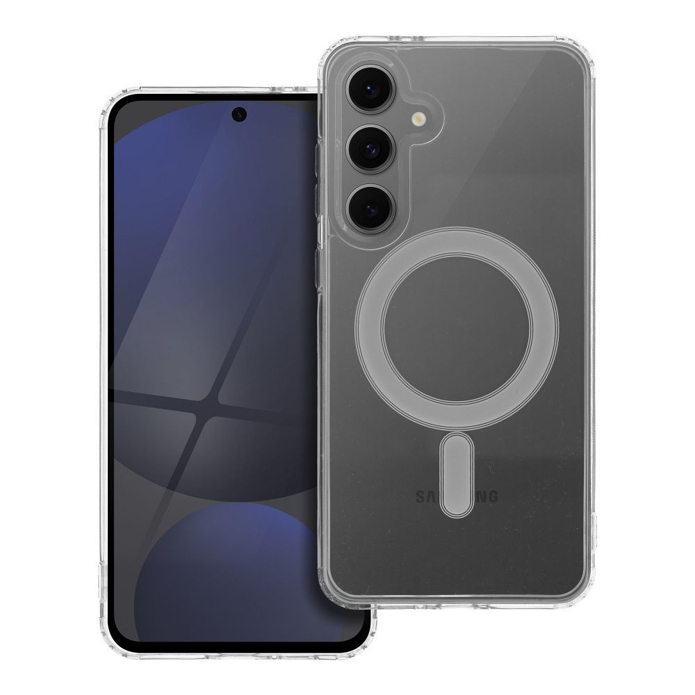 CLEAR MAG COVER case compatible with MagSafe for SAMSUNG S24 FE transparent - Image 1