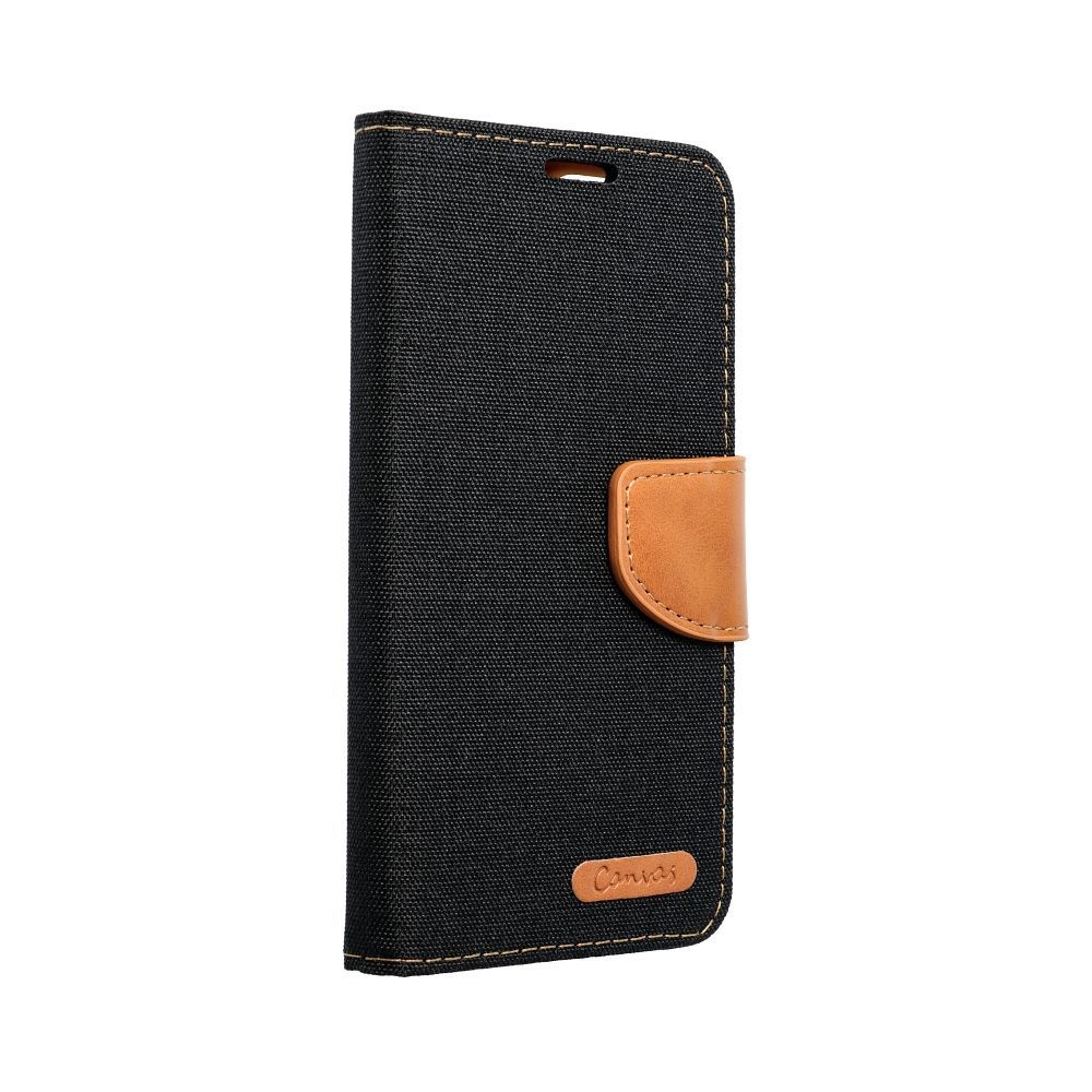CANVAS Book case for SAMSUNG A35 5G black CANVAS Book case for SAMSUNG A35 5G black - Image 1