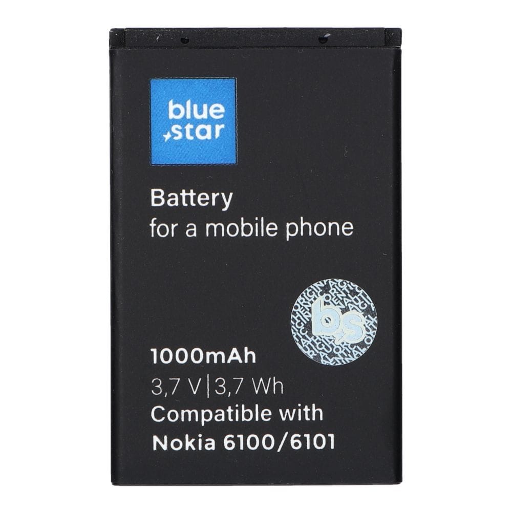 BLUE STAR PREMIUM battery for NOKIA 6101 / 6100 / 6300 1000 mAh BLUE STAR PREMIUM battery for NOKIA 6101 / 6100 / 6300 1000 mAh - Image 1