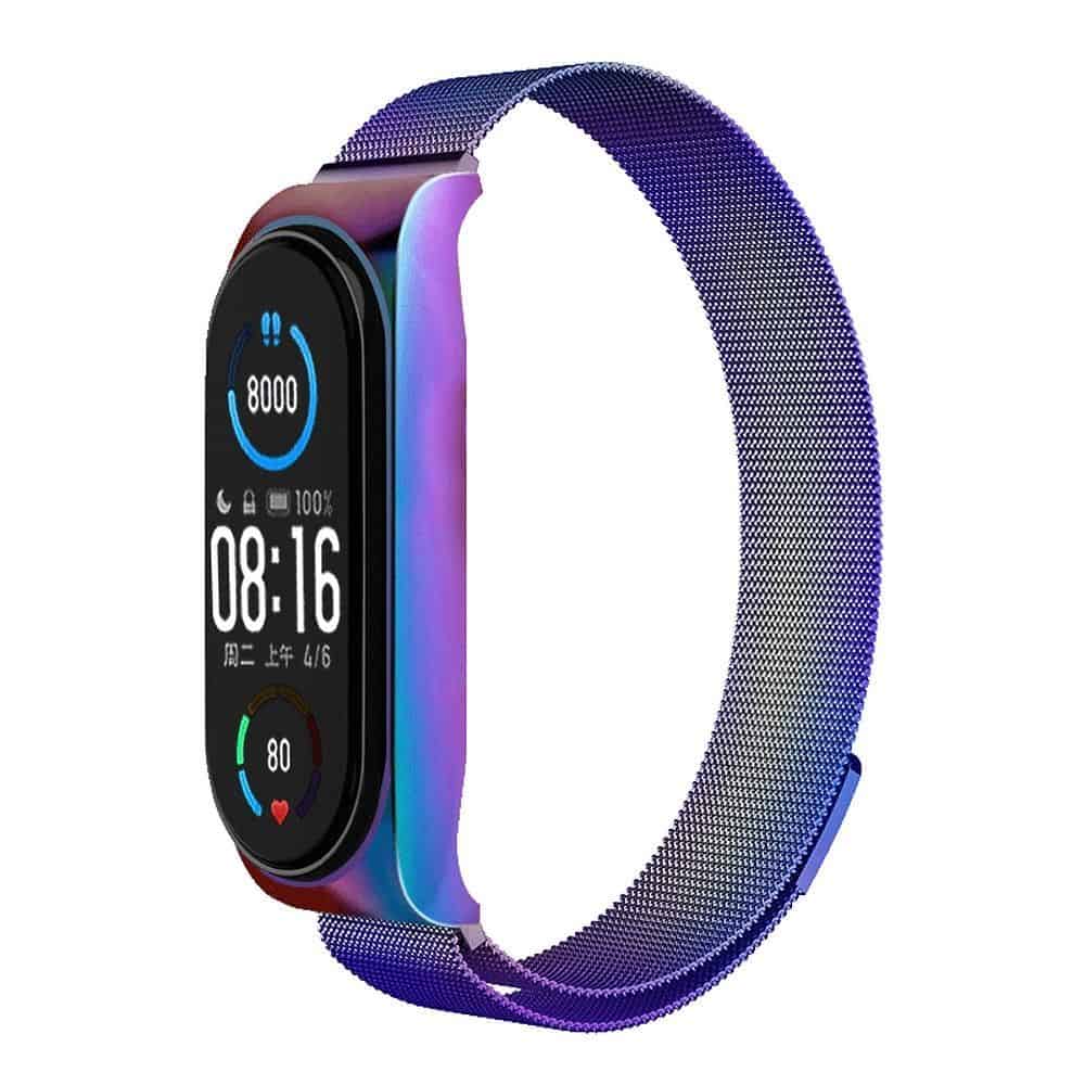 Strap METAL for XIAOMI Mi Band 5 / 6 multicolor (05) Strap METAL for XIAOMI Mi Band 5 / 6 multicolor (05) - Image 1