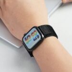 FORCELL F-DESIGN FA05 nylon strap for APPLE Watch 38 / 40 / 41 mm black - Image 2