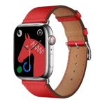 FORCELL F-DESIGN FA20 magnetic eco leather strap for APPLE Watch 42 / 44 / 45 / 49 mm red