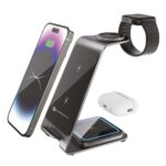 Forcell F-ENERGY Simply Charge 3in1 compatible with Apple Watch and Samsung Watch grey - Image 2