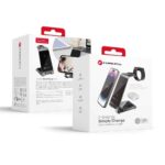 Forcell F-ENERGY Simply Charge 3in1 compatible with Apple Watch and Samsung Watch grey