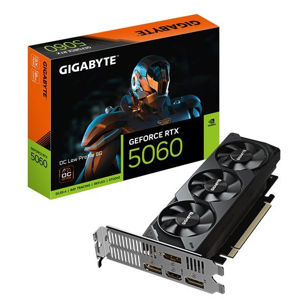 GIGA VGA 8GB RTX5060 OC LP 8G 3xDP/HDMI GeForce RTX 5060 OC Low Profile 8G - Image 1