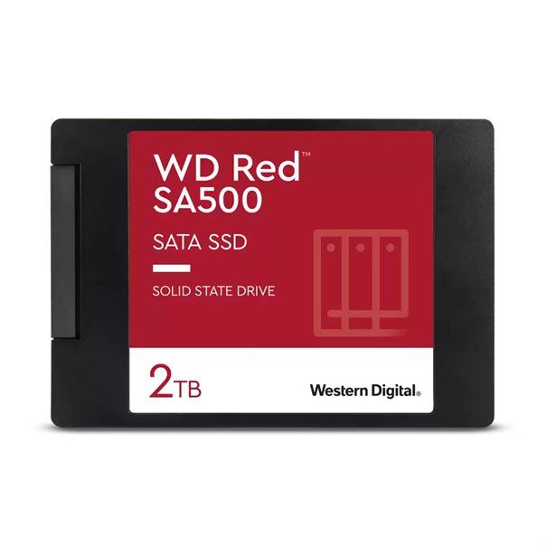 WD SSD 2.5" 2TB Red / NAS 24x7 /SATA3 (Di) - Image 1
