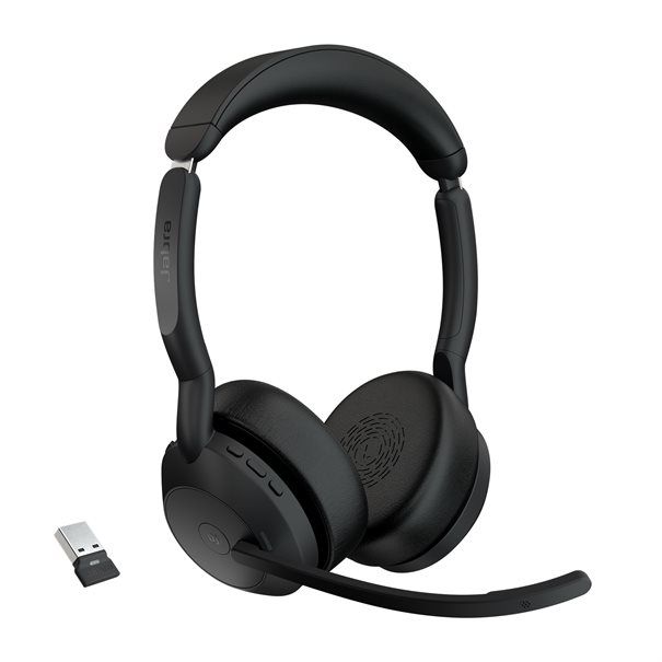 Jabra Headset Evolve2 55 MS Stereo USB-A BT Zertifiziert für Microsoft Teams - Image 1
