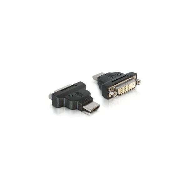 Delock Adapter HDMI Stecker > DVI-D Buchse mit LED - Image 1