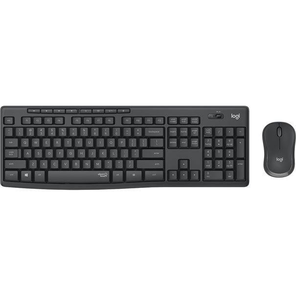Logitech Desktop MK295 Wireless Silent [DE] graphite - Image 1