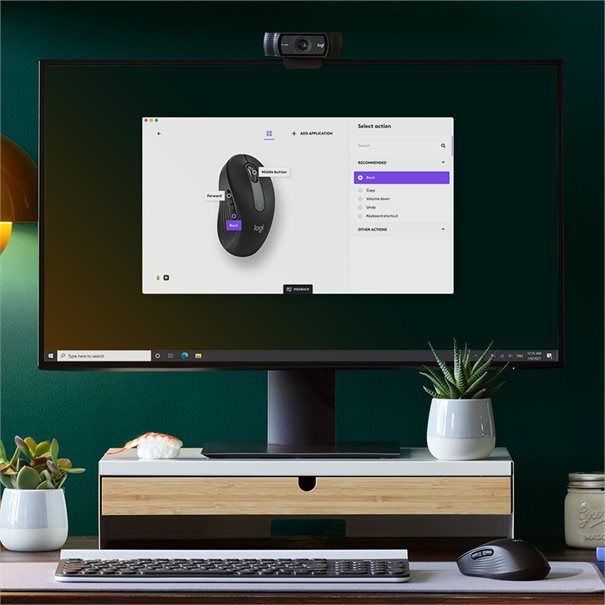 Logitech Mouse M650 SIGNATURE Large WL (RIGHT) BOLT graphite BT für große Hände (> 19,0 cm), Rechtshänder - Image 4