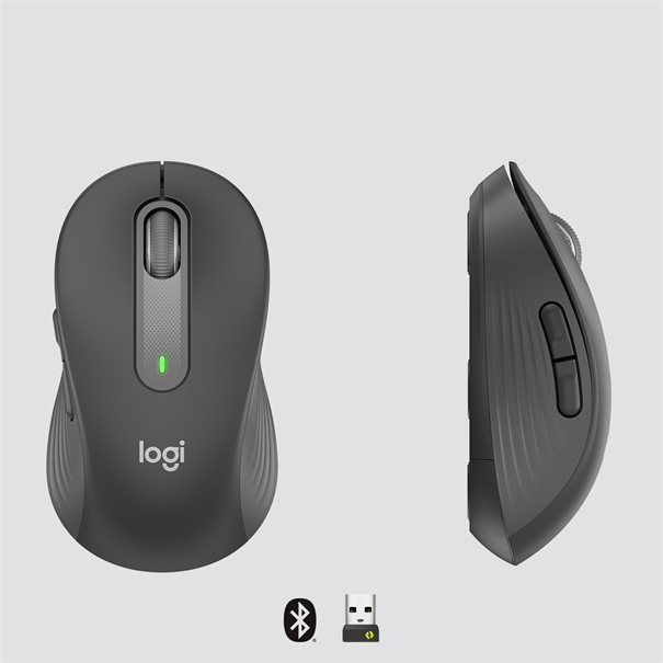 Logitech Mouse M650 SIGNATURE Large WL (RIGHT) BOLT graphite BT für große Hände (> 19,0 cm), Rechtshänder - Image 6