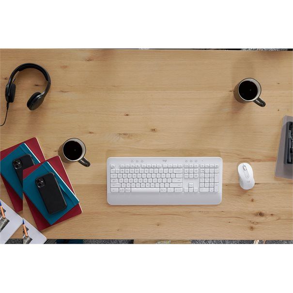 Logitech Desktop MK650 Signature BOLT [DE] white BT Mouse: Signature M650 for Busi. (400–4000 DPI) - Image 8