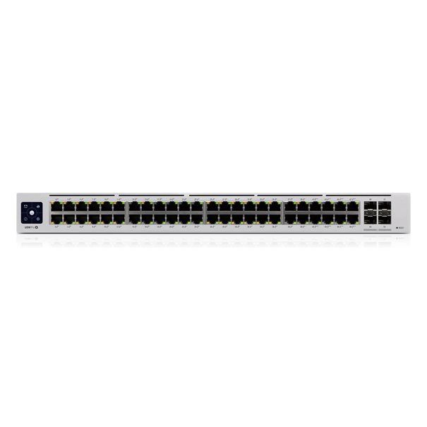 Ubiquiti Switch UniFi 48xRJ45 GBit/4xSFP+ Managed PoE+ 600W Gen2 19" Rack-Mountable, 1,3" Touchscreen - Image 1