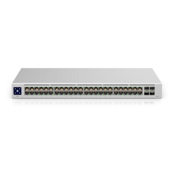 Ubiquiti Switch UniFi 48xRJ45 GBit/4xSFP Managed Gen2 19" Rack-Mountable, Fanless, 1,3" Touchscreen - Image 1