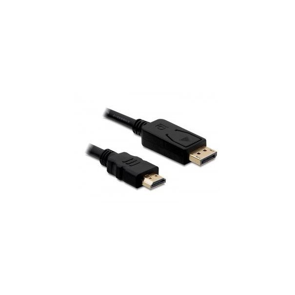Delock Kabel DisplayPort 1.1 (DP) ==> HDMI 2m St/St - Image 1