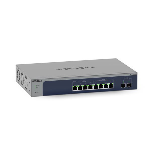 Netgear 10Port Switch 100/1000/10000 MS510TXM 8-Port Multi-Gigabit/10G Ethernet Smart Managed Pr - Image 1