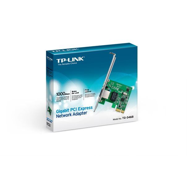 TP-LINK PCIe LAN Adapter GBit (10/100/1000MBit) - Image 2