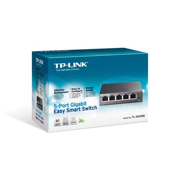 TP-LINK Switch TL-SG105E 5xGBit Managed Metallgehäuse - Image 4