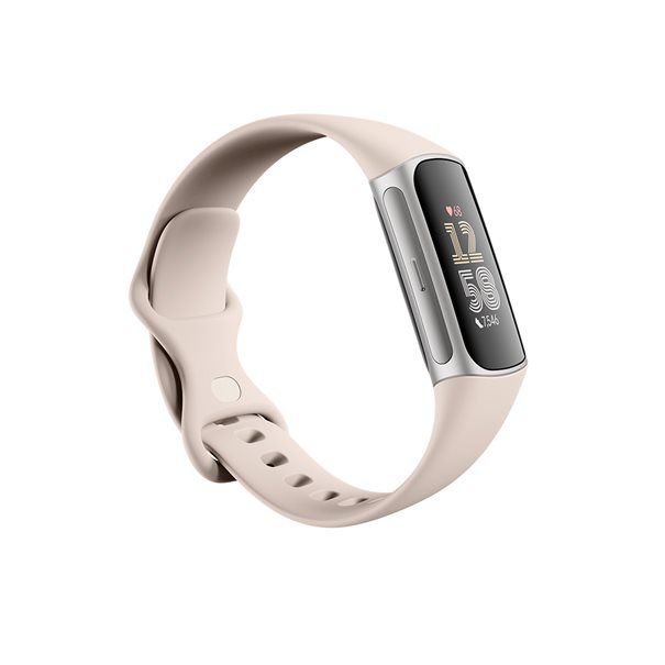 Fitbit Charge 6 OLED Wristband Activity Tracker porcelain/aluminium silver - Image 3