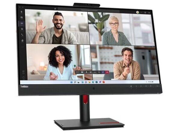 LENOVO Monitor ThinkVision T27hv-30 27'' QHD IPS, VGA, HDMi, Display Port, USB,USB-C, Height adjustable,Webcam, Speakers, , 3YearsW - Image 2