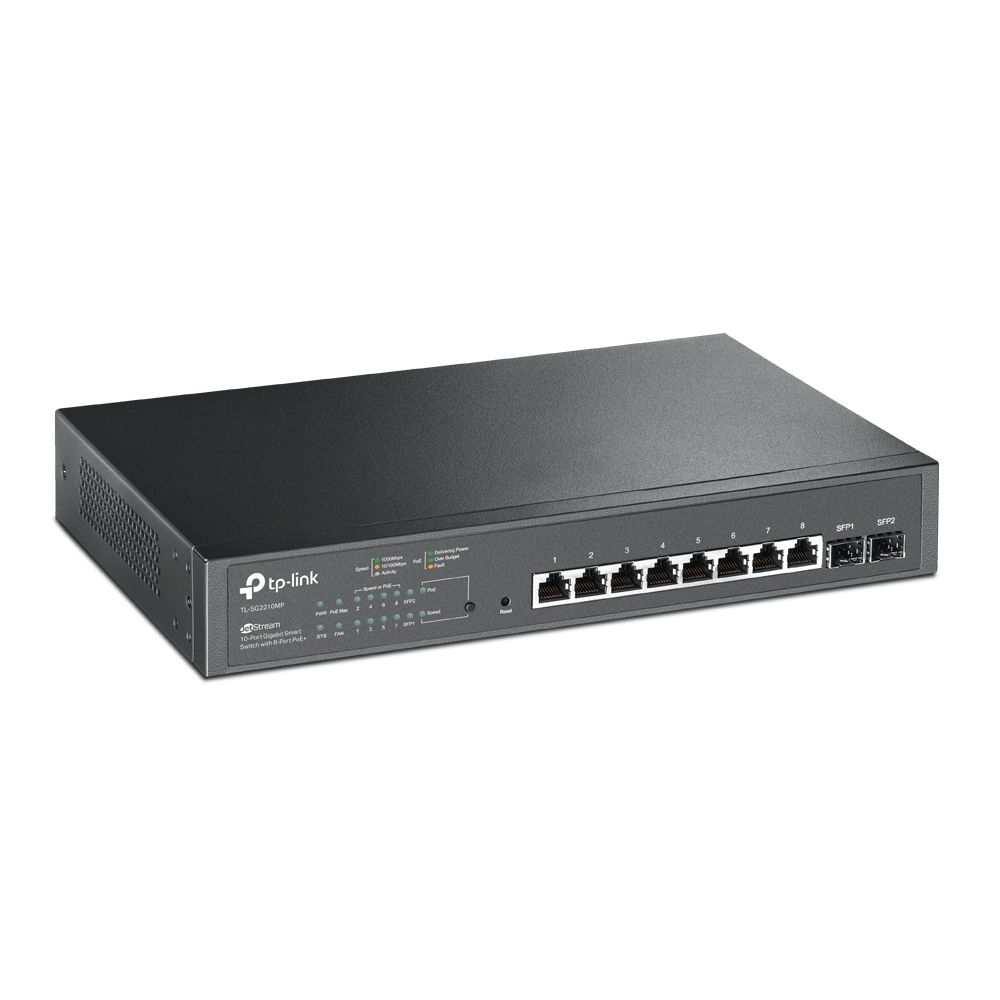 TP-LINK SWITCH TL-SG2210MP, 8 POE+ GBIT SMART - Image 2