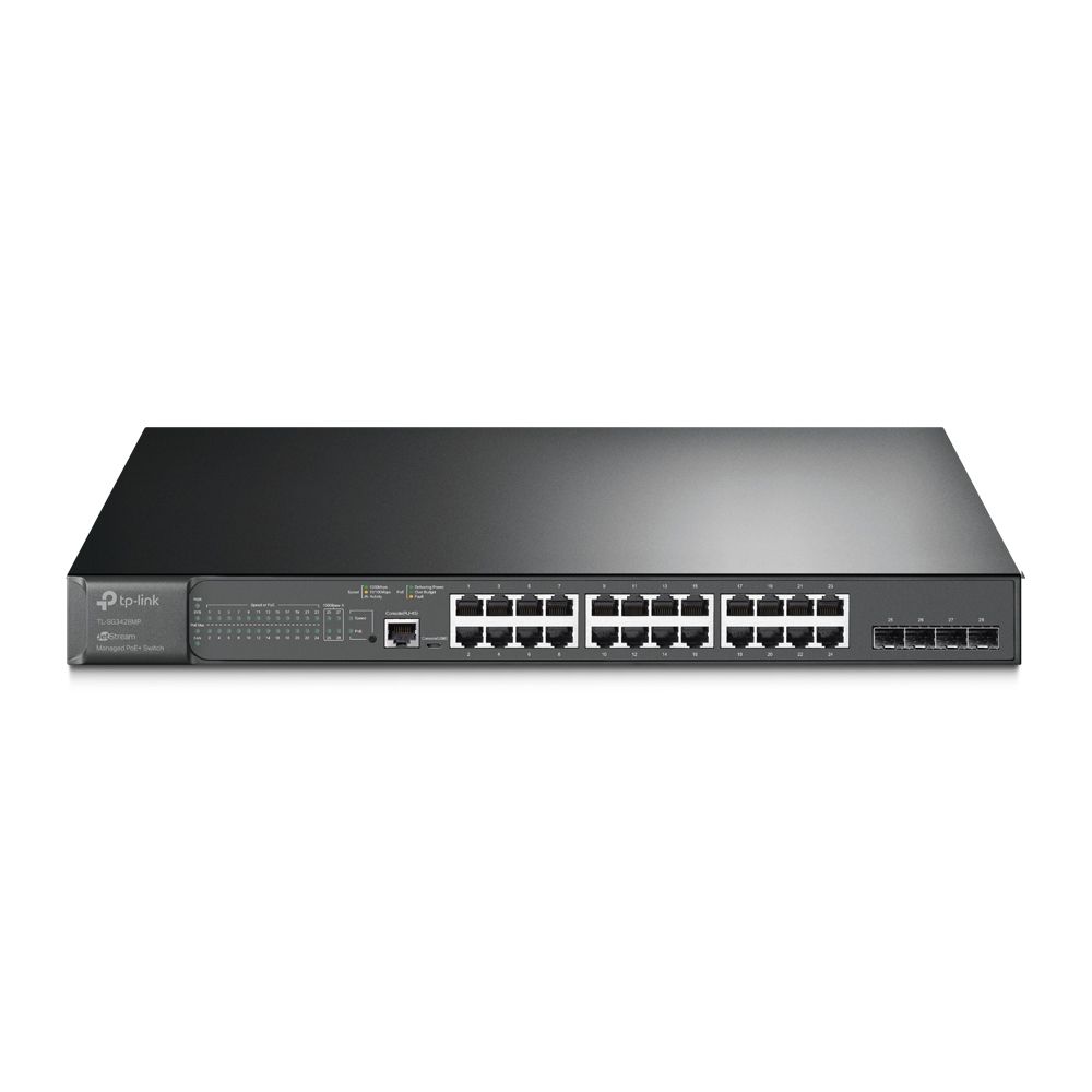 TP-LINK SWITCH TL-SG3428MP 24xGIGABIT POE+ MANAGED - Image 1