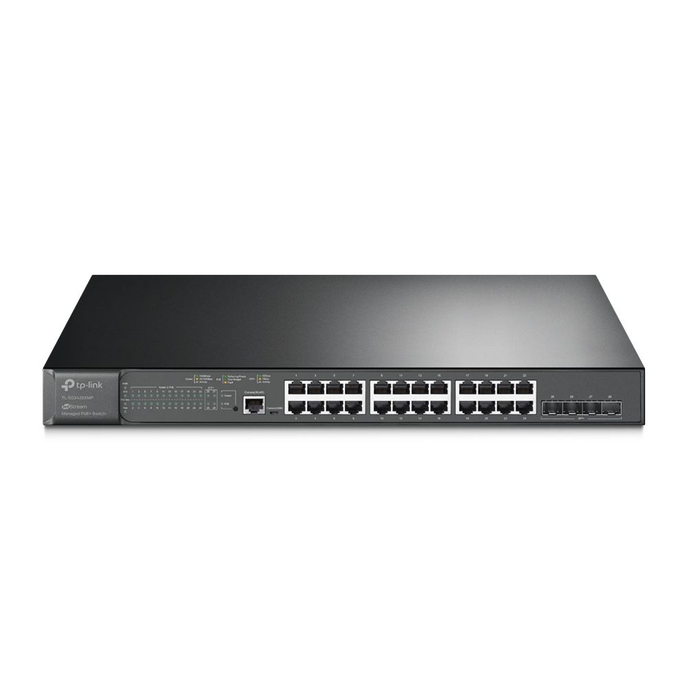 TP-LINK SWITCH TL-SG3428XMP 24xGIGABIT POE+ MANAGE - Image 1