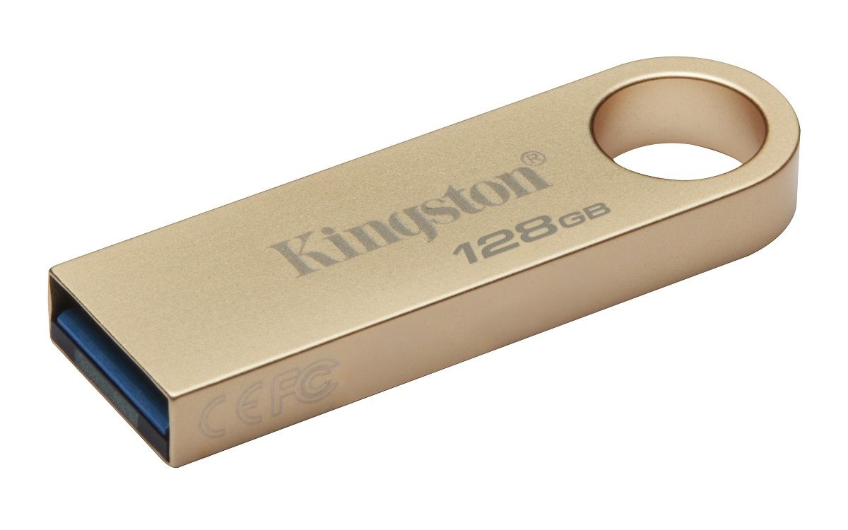 KINGSTON USB Stick Data Traveler DTSE9G3/128GB, USB 3.2, Gold KINGSTON USB Stick Data Traveler DTSE9G3/128GB, USB 3.2, Gold - Image 1