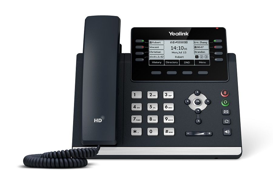 YEALINK IP PHONE SIP-T43U 12 SIP LINES POE YEALINK IP PHONE SIP-T43U 12 SIP LINES POE - Image 1