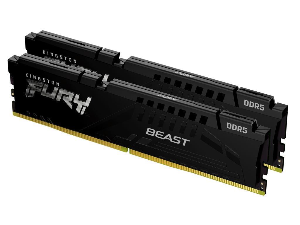 KINGSTON Memory  KF560C30BBEK2-32 FURY Beast Black DDR5, 6000MT/s, 32GB KIT OF 2 EXPO - Image 1