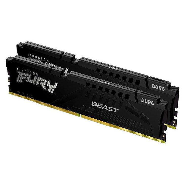 KINGSTON Memory KF560C36BBE2K2-32 FURY Beast Black DDR5, 6000MT/s, 32GB EXPO KIT OF 2 - Image 1