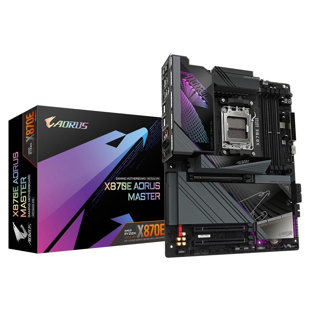 GIGABYTE MOTHERBOARD X870E AORUS MASTER, DDR5, ATX - Image 1