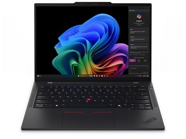 LENOVO Laptop ThinkPad T14s G6 14'' Copilot+ PC WUXGA IPS/Snapdragon X Elite X1E-78-100/32GB/1TB SSD/Integrated Qualcomm Adreno Graphics/Win 11 Pro/3Y PREM/Black - Image 1