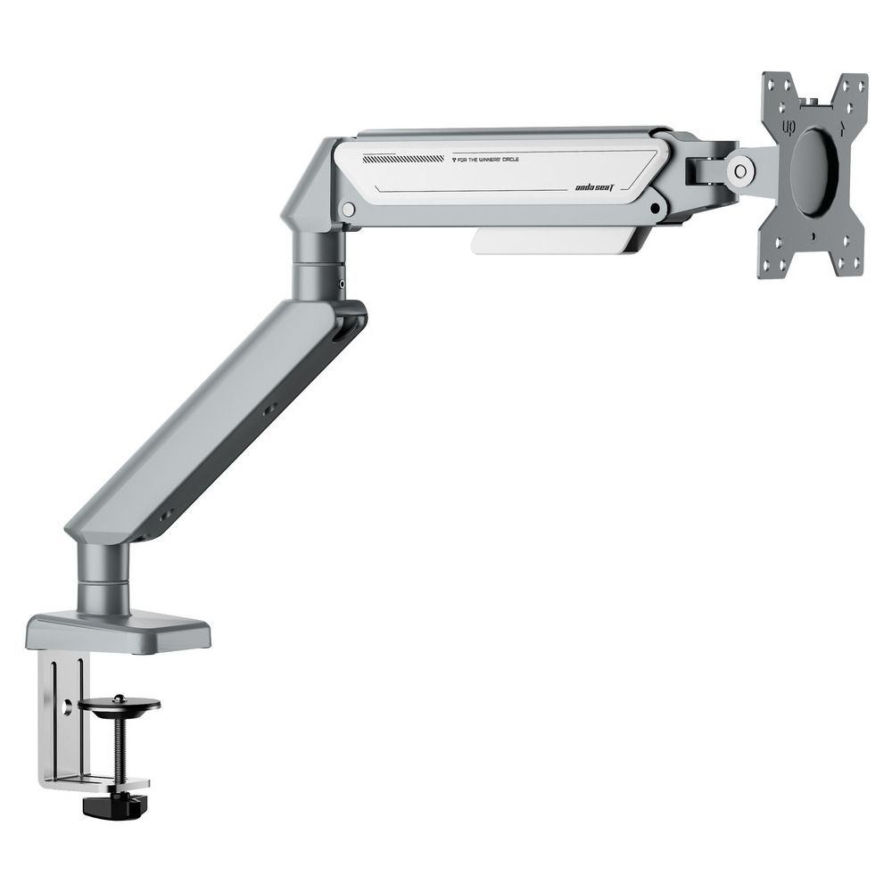 ANDA SEAT Monitor ARM / Stand A6D WHITE-SILVER, Weight Capacity: 2-9kg - Image 1