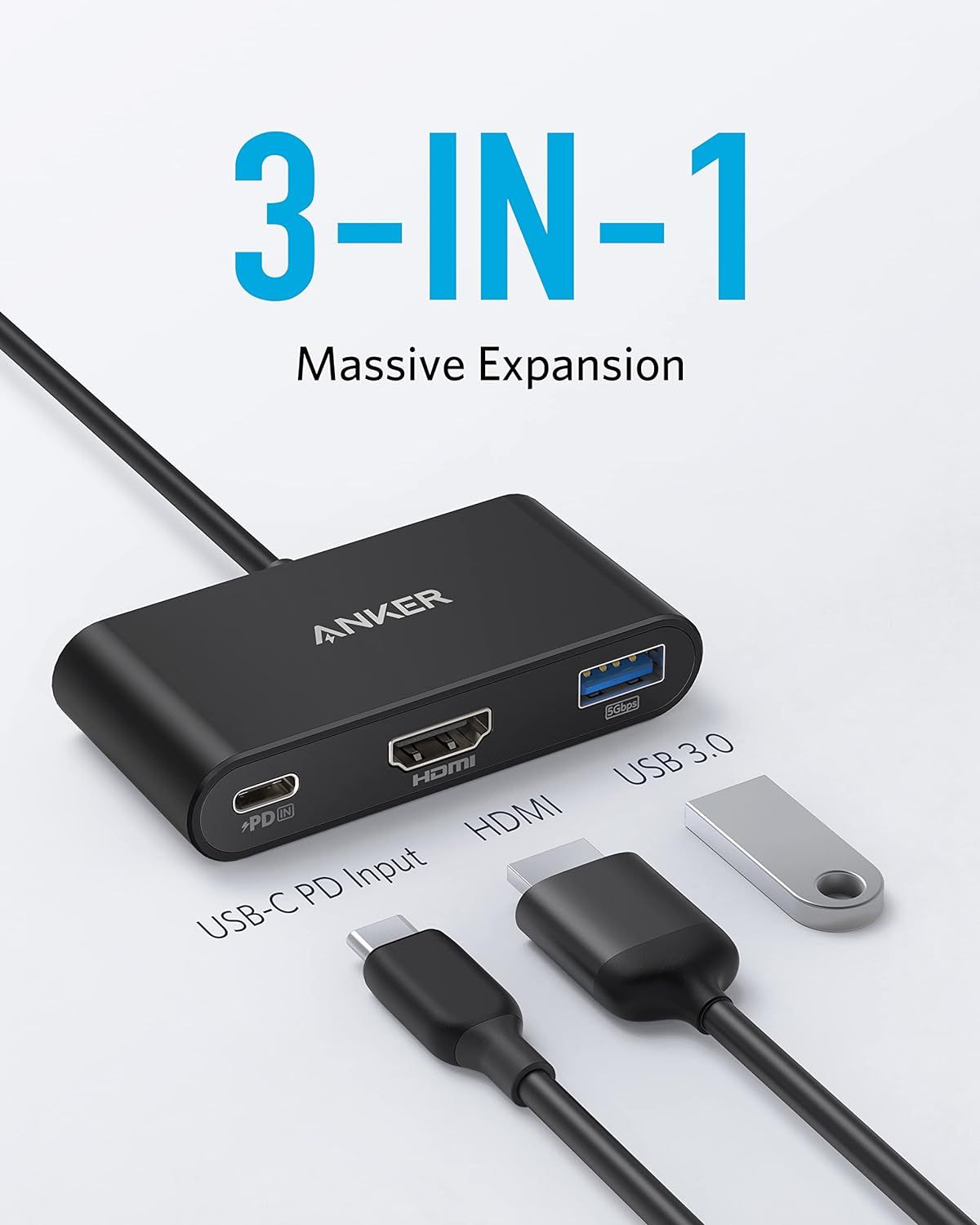 ANKER HUB Type-C 3 In 1 - Image 2