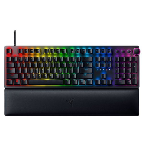 Razer Keyboard Huntsman V2 Gaming (DE) black  Full Size,On-the-fly-Makro - Image 1