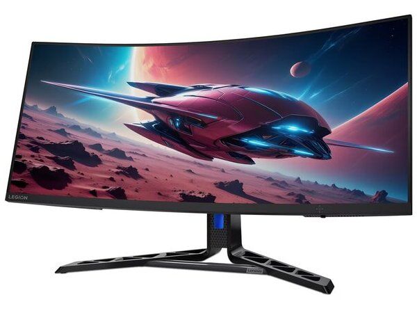 LENOVO Monitor Legion R34w-30 Gaming 34'' WQHD VA Curved, HDMi, Display Port, AMD FreeSync Premium, Speakers, 3YearsW - Image 2