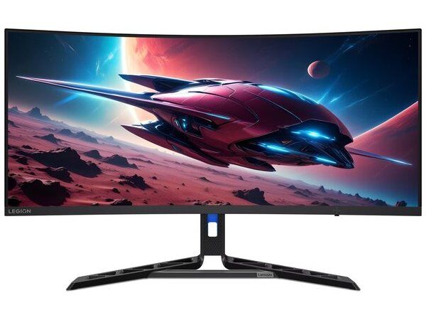 LENOVO Monitor Legion R34w-30 Gaming 34'' WQHD VA Curved, HDMi, Display Port, AMD FreeSync Premium, Speakers, 3YearsW - Image 1