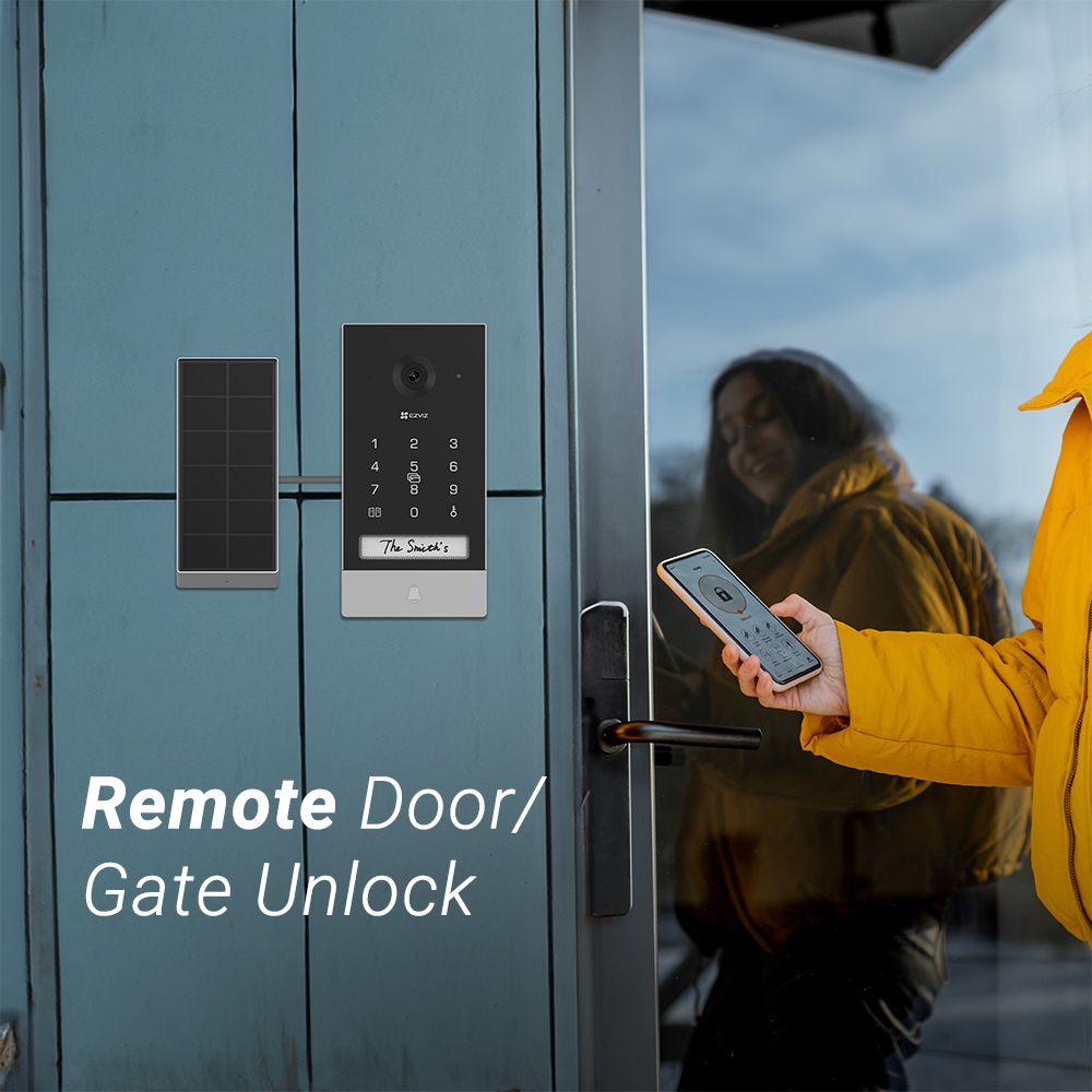 EZVIZ Wi-Fi Video Doorphone EP7 Kit with solar Panel - Image 2