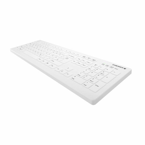 CHERRY Keyboard AK-C8112 Medical wireless [DE] white kabellos - Image 2