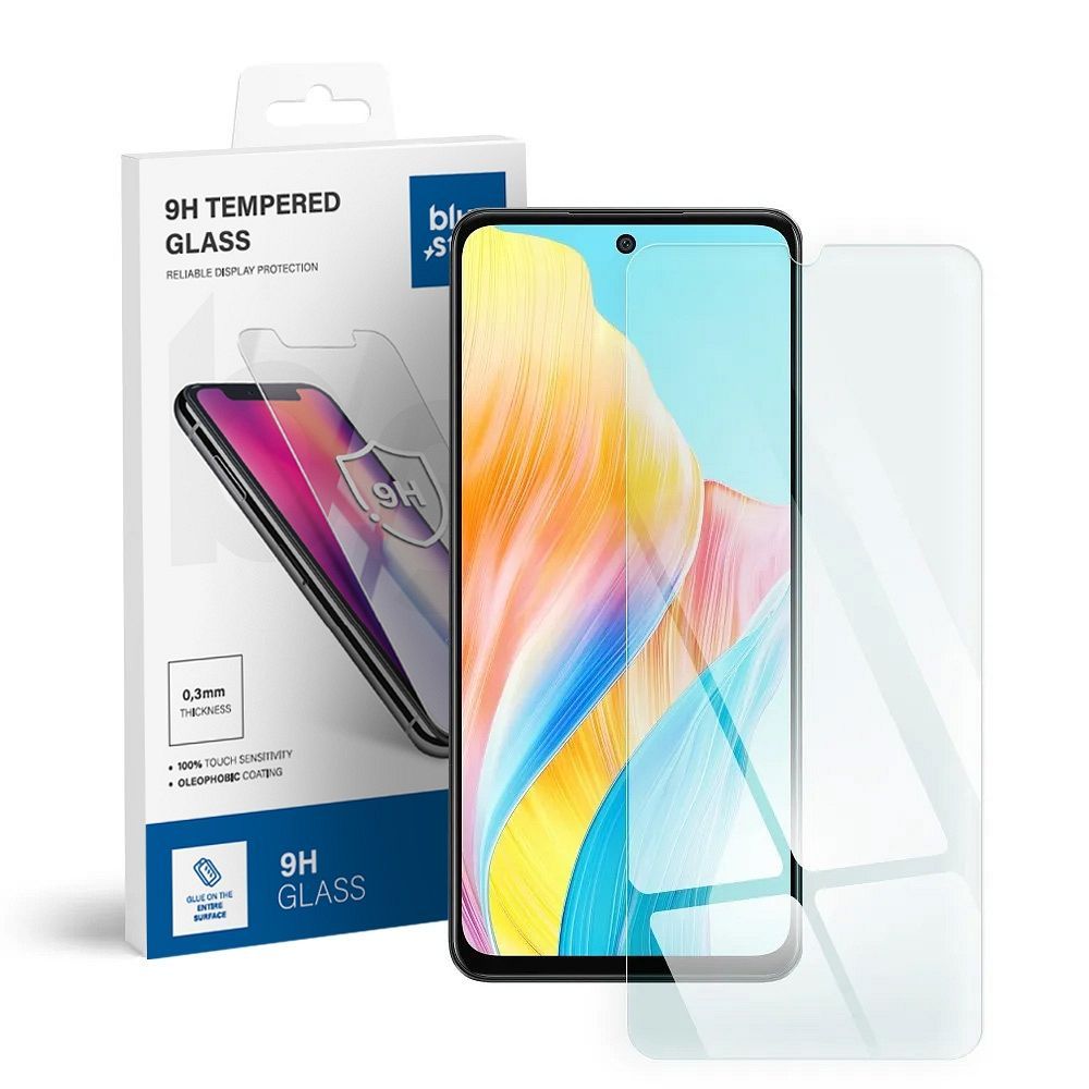 Tempered Glass Blue Star - Oppo A58 4G/LTE Tempered Glass Blue Star - Oppo A58 4G/LTE - Image 1