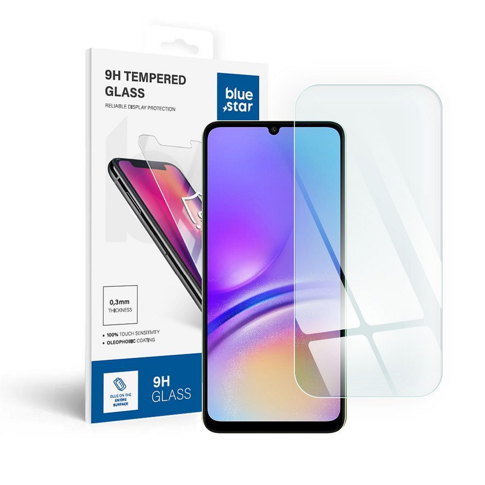 Tempered Glass Blue Star - SAMSUNG Galaxy A06s Tempered Glass Blue Star - SAMSUNG Galaxy A06s - Image 1