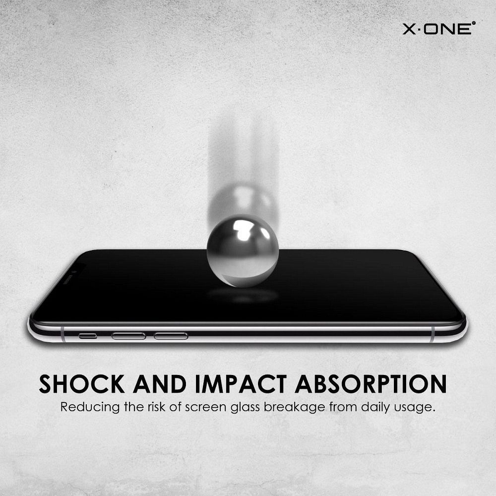 X-ONE Full Cover Extra Strong Matte - for iPhone 11 tempered glass 9H - Image 2