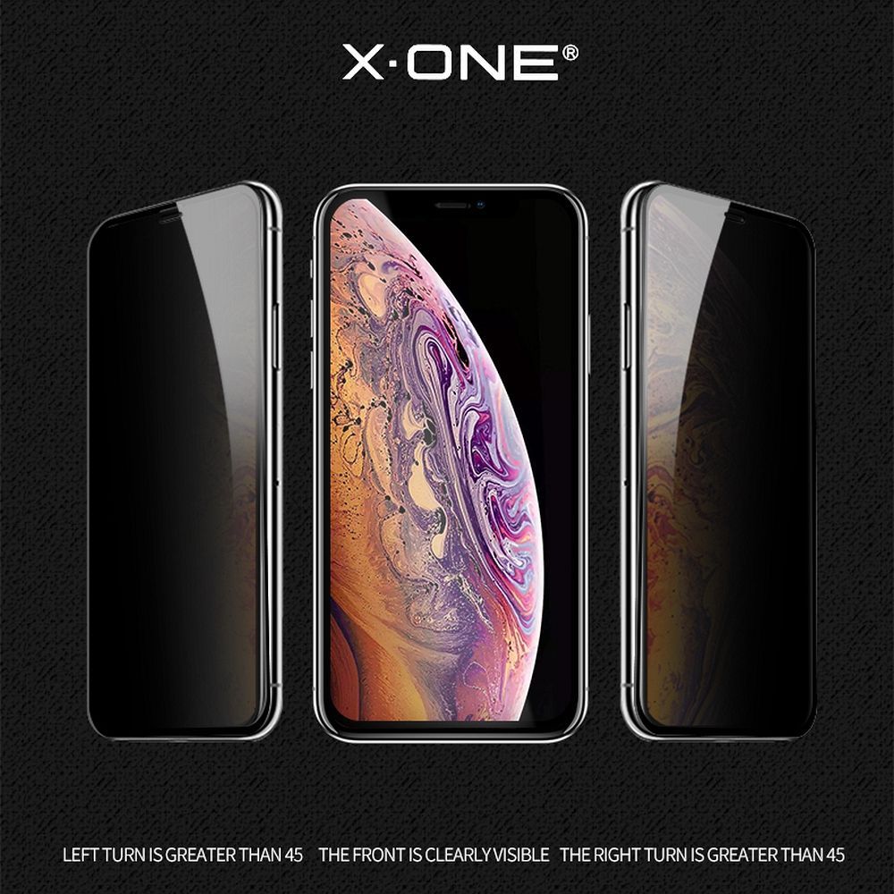 X-ONE Full Cover Extra Strong Privacy - for iPhone 11 tempered glass 9H - Image 2