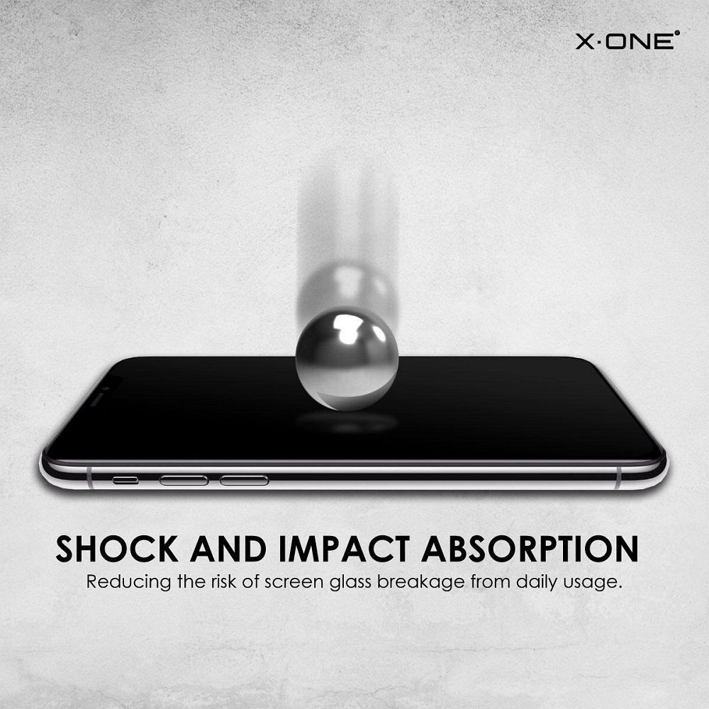 X-ONE Full Cover Extra Strong Matte - for iPhone 14 Pro Max tempered glass 9H - Image 2