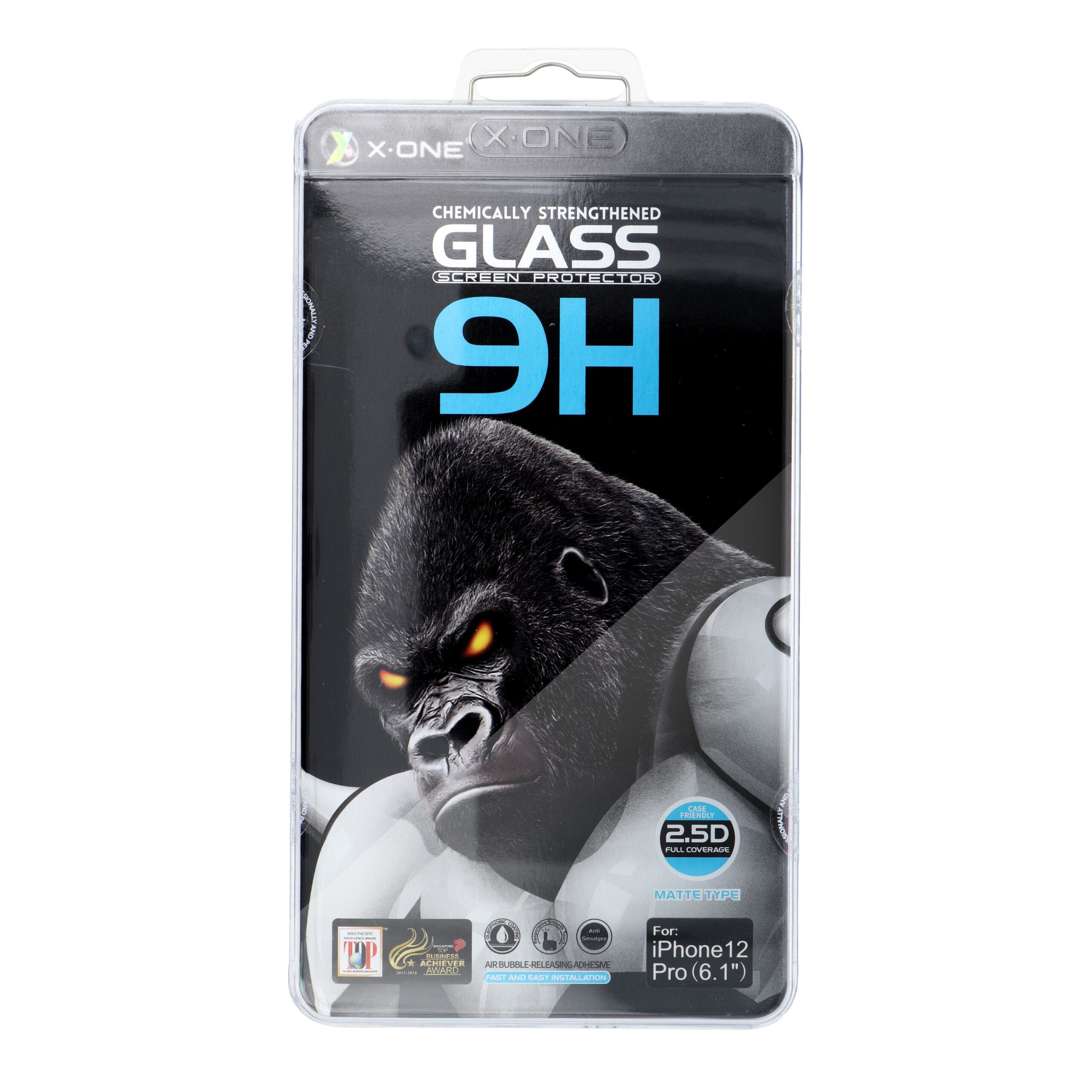 X-ONE Full Cover Extra Strong Matte - for iPhone 14 Pro Max tempered glass 9H - Image 1